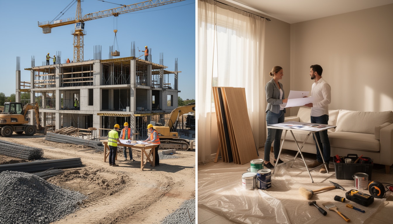 d&eacute;couvrez comment diff&eacute;rencier gros &oelig;uvre et r&eacute;novation simple pour mieux planifier vos travaux et choisir les bonnes d&eacute;marches.