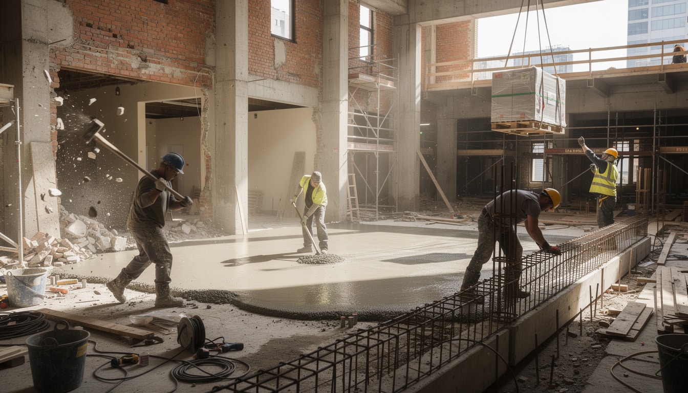 découvrez les rôles et responsabilités des professionnels du gros œuvre en rénovation pour mieux gérer vos projets de construction.