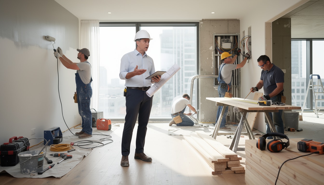 découvrez qui est responsable de la coordination des différents corps de métier lors de travaux de rénovation pour assurer un chantier efficace et harmonieux.